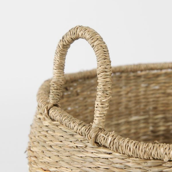 Mercana Bradley Coastal Woven Baskets with Handles - Stylish Natural Storage for Home Décor and Organization 69596