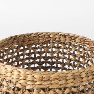 Mercana Dakota Handwoven Round Baskets for Stylish Storage and Decor – Perfect for Coastal and Rustic Homes 69597