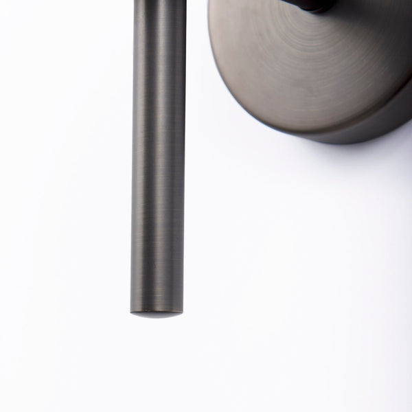 Mercana Boltern Elegant Matte Black Wall Sconce with Clear Shade for Modern and Industrial Home Décor 65360