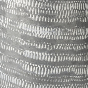 Mercana Serena Decorative Metal Jug - Rustic Charm with Textured Design for Home Styling and Accent Decor Gray/White Metal | 8H 68058