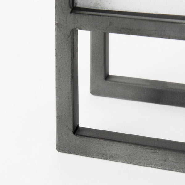 Mercana Felix Industrial Square Table Clock – Timeless Charm for Modern Spaces with Easy Readability and Style 68082