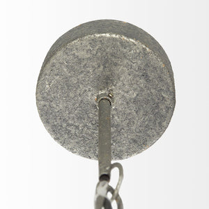 Mercana Phillum Coastal Charm Chandelier with Elegant Water-Drop Design, Six Bulbs, Perfect for Dining Spaces 65200