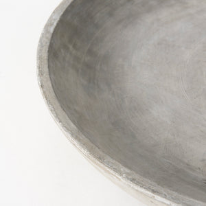 Mercana Triton Large Shallow Bowl - Stylish Round Concrete Tray For Modern Home Décor & Functional Use Concrete | Large  68075