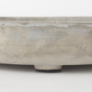 Mercana Triton Large Shallow Bowl - Stylish Round Concrete Tray For Modern Home Décor & Functional Use Concrete | Large  68075