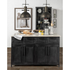 Mercana Zaio Striking Weathered Antique Pendant Light with Caged Design for Modern Farmhouse Style Decor 65130