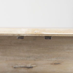 Mercana Arelius Accent Cabinet with Glass Doors & Removable Shelf – Stylish Storage for Any Space White Wood | Gold Metal 69292