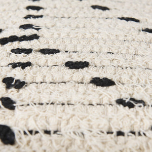 Mercana Aarohi Handcrafted 16-Inch Cube Pouf - Stylish Accent for Living Spaces, Versatile and Cozy Decor 69505