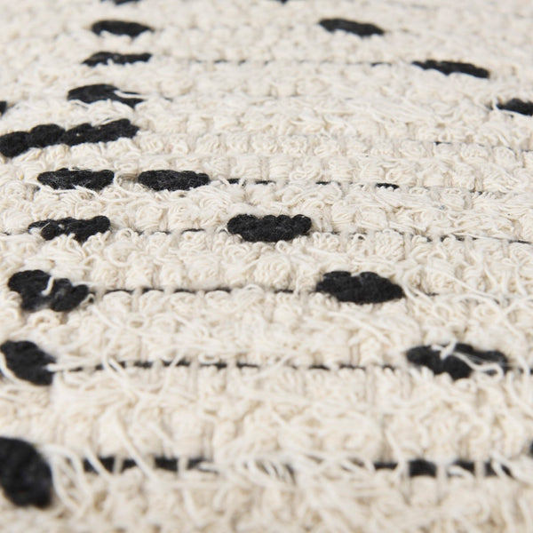 Mercana Aarohi Handcrafted 16-Inch Cube Pouf - Stylish Accent for Living Spaces, Versatile and Cozy Decor 69505