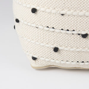 Mercana Amaira Handcrafted Modern Cube Pouf – Stylish Accent for Versatile Seating & Home Decor Solutions 69506