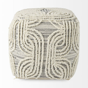 Mercana Amaya Handcrafted Cotton Pouf – Stylish Accent Piece for Contemporary and Coastal Interiors 69507