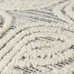 Mercana Amaya Handcrafted Cotton Pouf – Stylish Accent Piece for Contemporary and Coastal Interiors 69507