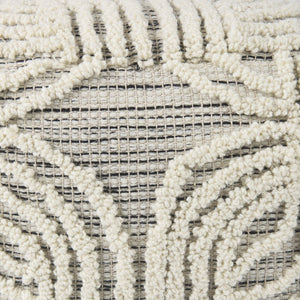 Mercana Amaya Handcrafted Cotton Pouf – Stylish Accent Piece for Contemporary and Coastal Interiors 69507