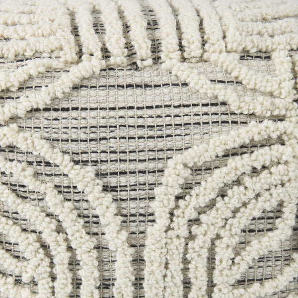 Mercana Amaya Handcrafted Cotton Pouf – Stylish Accent Piece for Contemporary and Coastal Interiors 69507