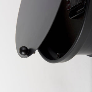 Mercana Taxz Rustic Industrial Metal Hanging Table Clock – Modern Farmhouse Décor with Easy Readability 63025