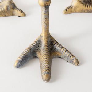 Mercana Chadwick Decorative Bowl with Webbed Feet - Modern Metal Accent for Stylish Home Decor Display 67219