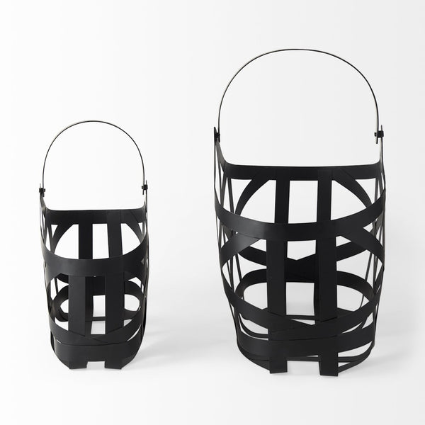 Mercana Tyrell Metal Baskets for Stylish Organization - Modern Industrial Design for Home Décor & Storage 67798