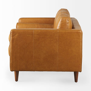 Mercana Svend Mid-Century Modern Love Seat Sofa with Plush Cushions and Timeless Elegance for Your Home 69638