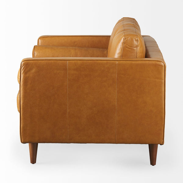 Mercana Svend Mid-Century Modern Love Seat Sofa with Plush Cushions and Timeless Elegance for Your Home 69638