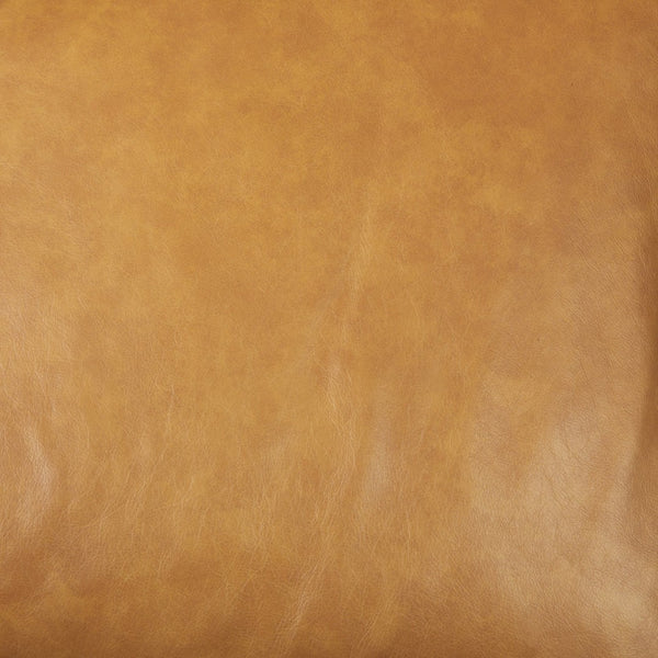 Mercana D'Arcy Mid-Century Modern Sectional Sofa - Luxurious Top-Grain Leather with Stylish Metal Legs Tan Leather | Left Chaise 69647-AB