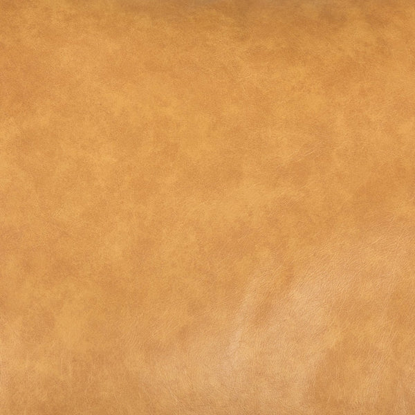 Mercana D'Arcy Mid-Century Modern Sectional Sofa - Luxurious Top-Grain Leather with Stylish Metal Legs Tan Leather | Right Chaise 69646-AB