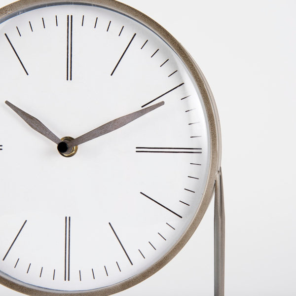 Mercana Aurus Sculptural Metal Table Clock – Modern Design with Easy Readability for Stylish Interiors 68520