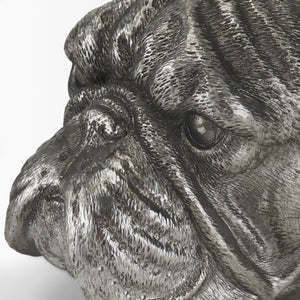Mercana Bruno Sculptural American Bulldog Bookends – Stylish Metal Decor for Modern Homes & Offices 68925