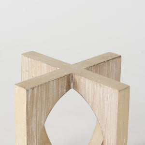 Mercana Cambie Light Brown Decorative Object - Modern Geometric Accent for Shelves, Mantels & Entry Tables 69663