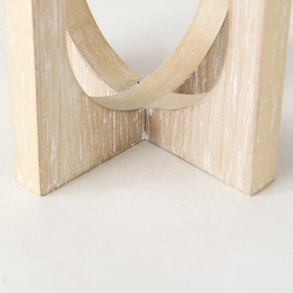 Mercana Cambie Light Brown Decorative Object - Modern Geometric Accent for Shelves, Mantels & Entry Tables 69663