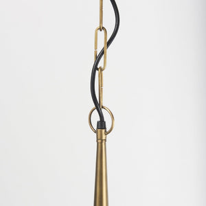 Mercana Willson Vintage-Inspired Domed Pendant Light - Stylish Metallic Fixture for Modern and Rustic Spaces 69676