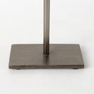 Mercana Elio Industrial-Style Decorative Hoop with Studded Rim for Modern Home Accents and Displays Gunmetal Gray Metal | 15 H 69679