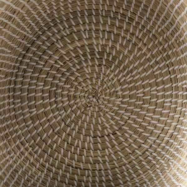 Mercana Olivia Handwoven Storage Baskets with Lids - Stylish Coastal Charm for Home Organization & Decor 69613