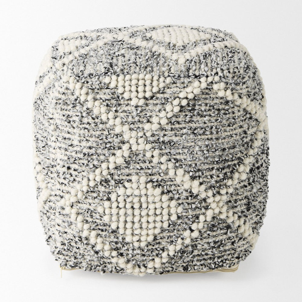 Mercana Ekiya Handwoven Pouf for Versatile Comfort and Style – Perfect Accent for Any Living Space Decor 69520