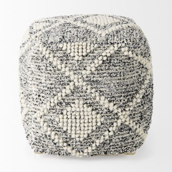 Mercana Ekiya Handwoven Pouf for Versatile Comfort and Style – Perfect Accent for Any Living Space Decor 69520
