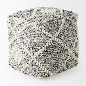 Mercana Ekiya Handwoven Pouf for Versatile Comfort and Style – Perfect Accent for Any Living Space Decor 69520