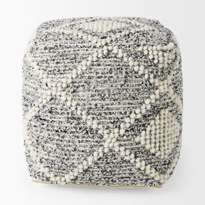 Mercana Ekiya Handwoven Pouf for Versatile Comfort and Style – Perfect Accent for Any Living Space Decor 69520