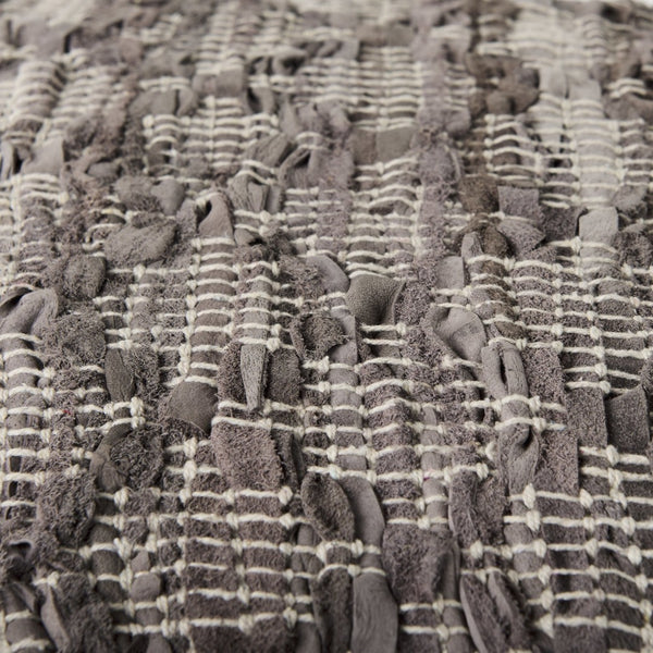 Mercana Falguni Versatile Textured Pouf for Stylish Seating, Footrest, and Casual Tabletop Decor Options 69521