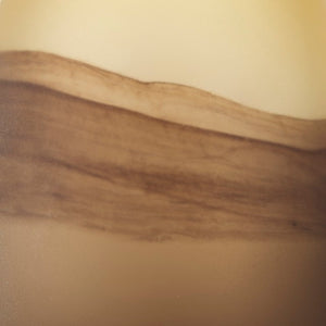 Mercana Pyla Sculptural Glass Vase - Sunlit Dune Inspired Design for Contemporary Home Accents and Decor Yellow/Brown Glass | 11H 69040