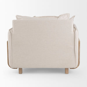 Mercana Roy II Upholstered Arm Chair - Luxurious Comfort with Solid Wood Frame for Modern & Farmhouse Decor 68713