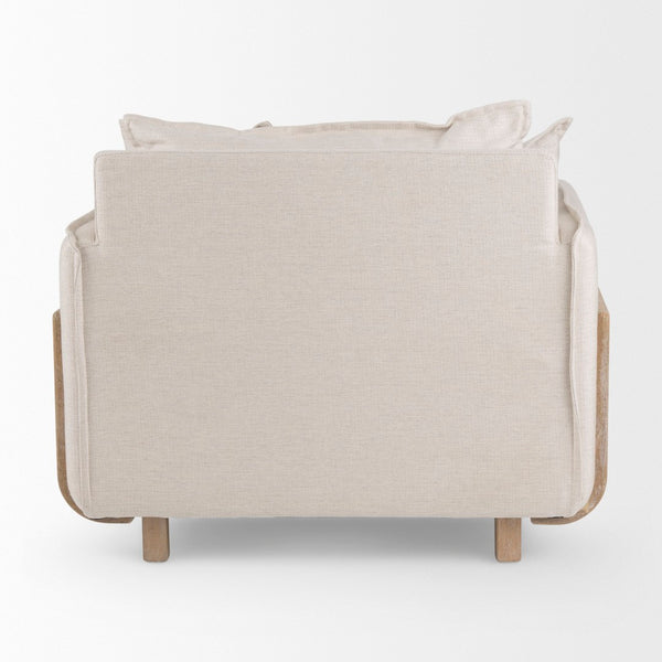 Mercana Roy II Upholstered Arm Chair - Luxurious Comfort with Solid Wood Frame for Modern & Farmhouse Decor 68713