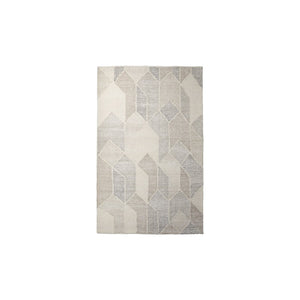 Mercana Kolt Handwoven Wool Area Rug with Neutral Geometric Design - Perfect for Modern Living Spaces 69768