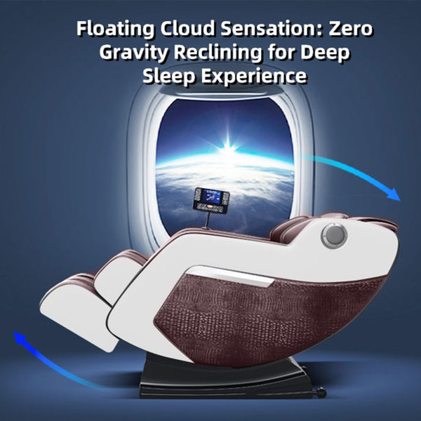English Elm The Zero Gravity Massage Chair: Full Airbag Coverage, Hip Heating & Foot Massage For Ultimate Relaxation! W3327S00001-GIGA