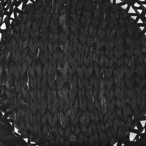 Mercana Lola Handwoven Water Hyacinth Zig Zag Baskets for Stylish Storage in Living Rooms & Bedrooms 69608