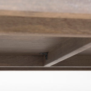 Mercana Elaine Modern Solid Wood Cantilever Coffee Table with Spacious Surface for Chic Living Spaces 68746