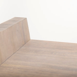 Mercana Elaine Console Table – Solid Mango Wood with Angled Legs for Modern Farmhouse Style & Easy Assembly 68747