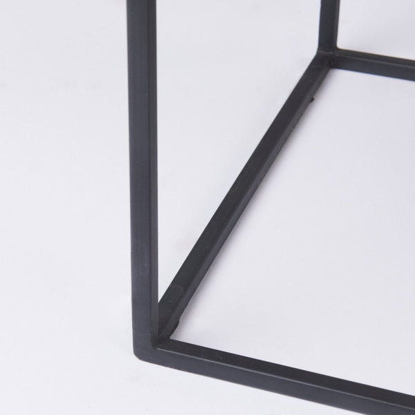 Mercana Morris Modern Industrial 2-Drawer Console Table with Open Shelf for Stylish Storage and Display 69716