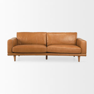 Mercana Cedrick Leather Sofa - Elegant Contemporary Design with Plush Comfort for Timeless Living Spaces 69695