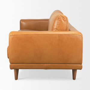 Mercana Cedrick Leather Sofa - Elegant Contemporary Design with Plush Comfort for Timeless Living Spaces 69695