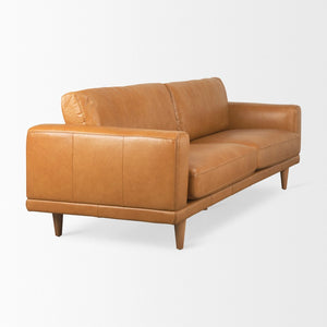 Mercana Cedrick Leather Sofa - Elegant Contemporary Design with Plush Comfort for Timeless Living Spaces 69695