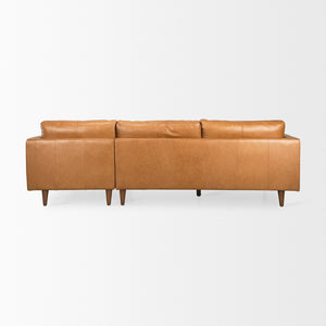 Mercana Elton Contemporary Full-Aniline Leather Sectional Sofa - Stylish, Comfortable, and Versatile Design 69696-AB