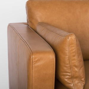 Mercana Elton Contemporary Full-Aniline Leather Sectional Sofa - Stylish, Comfortable, and Versatile Design 69696-AB